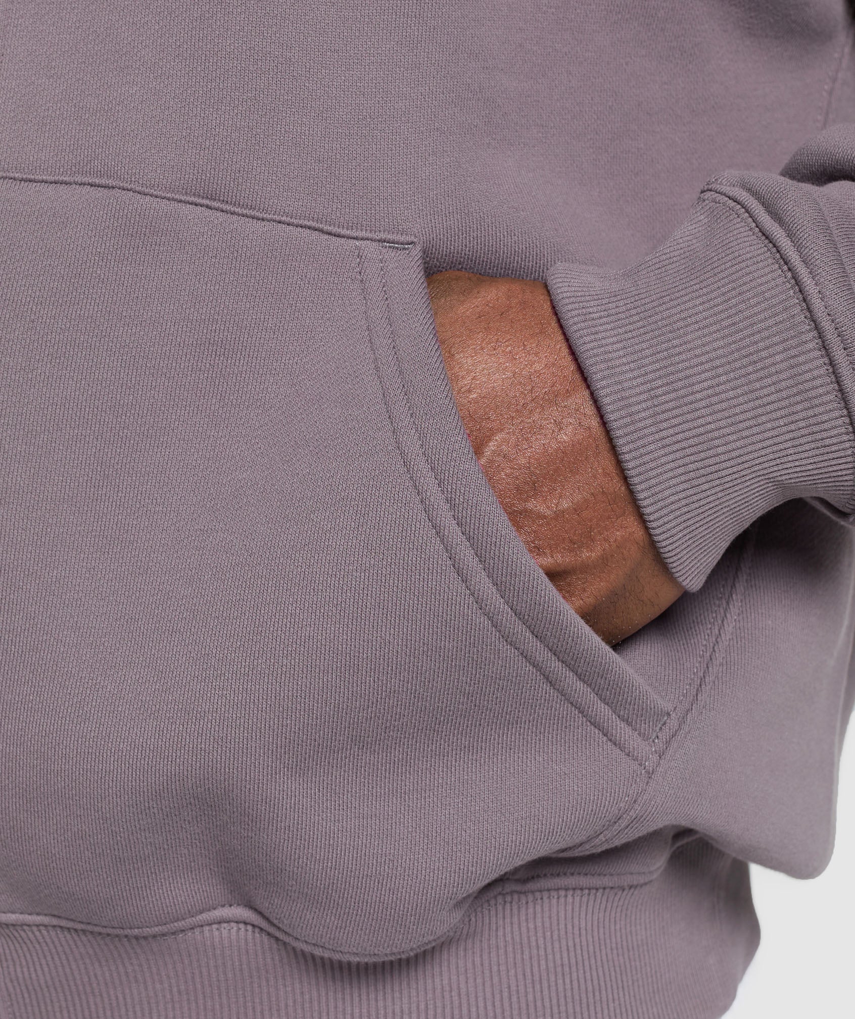 Doberman Graphic Hoodie Brushed Purple