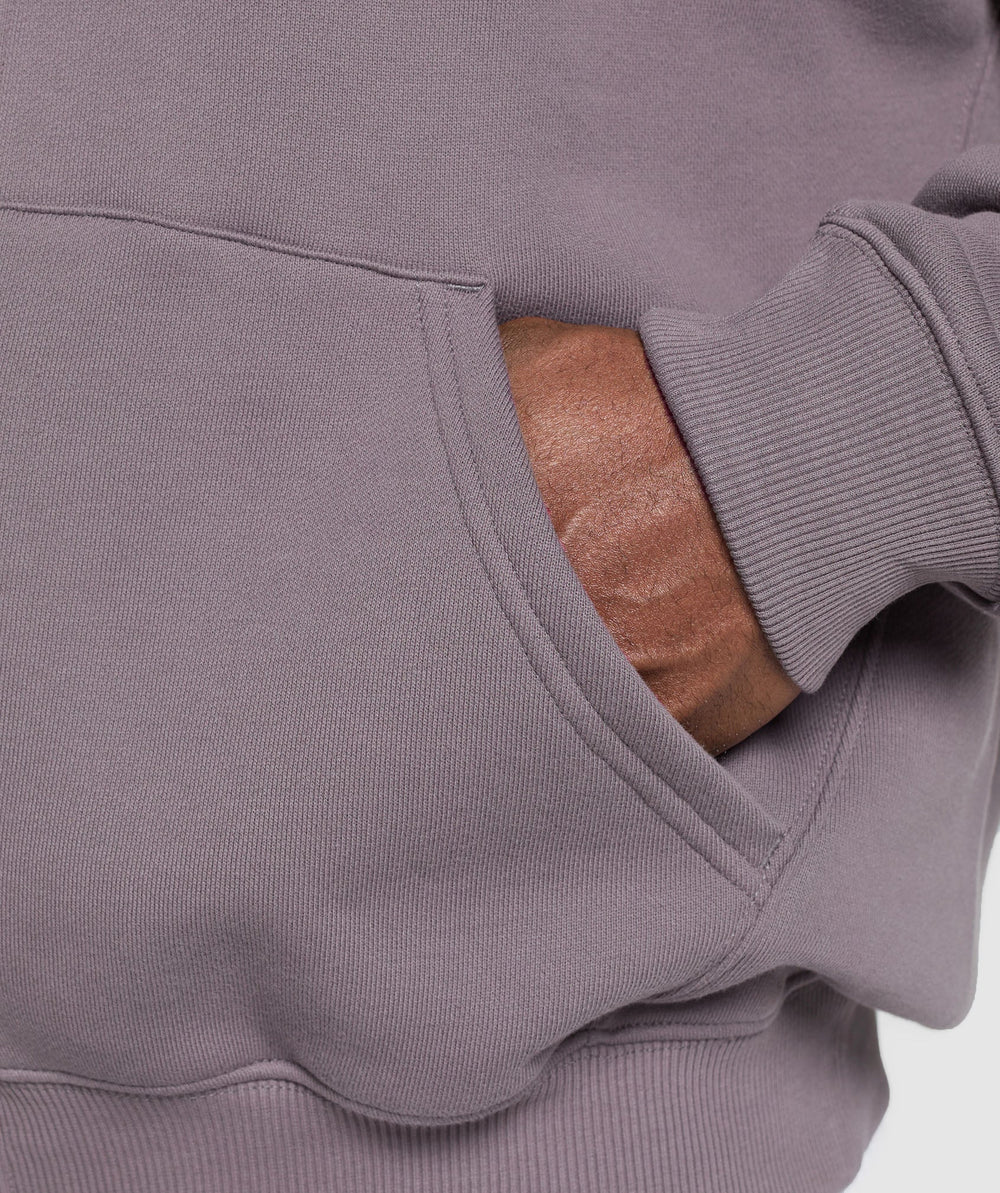 Doberman Graphic Hoodie Brushed Purple