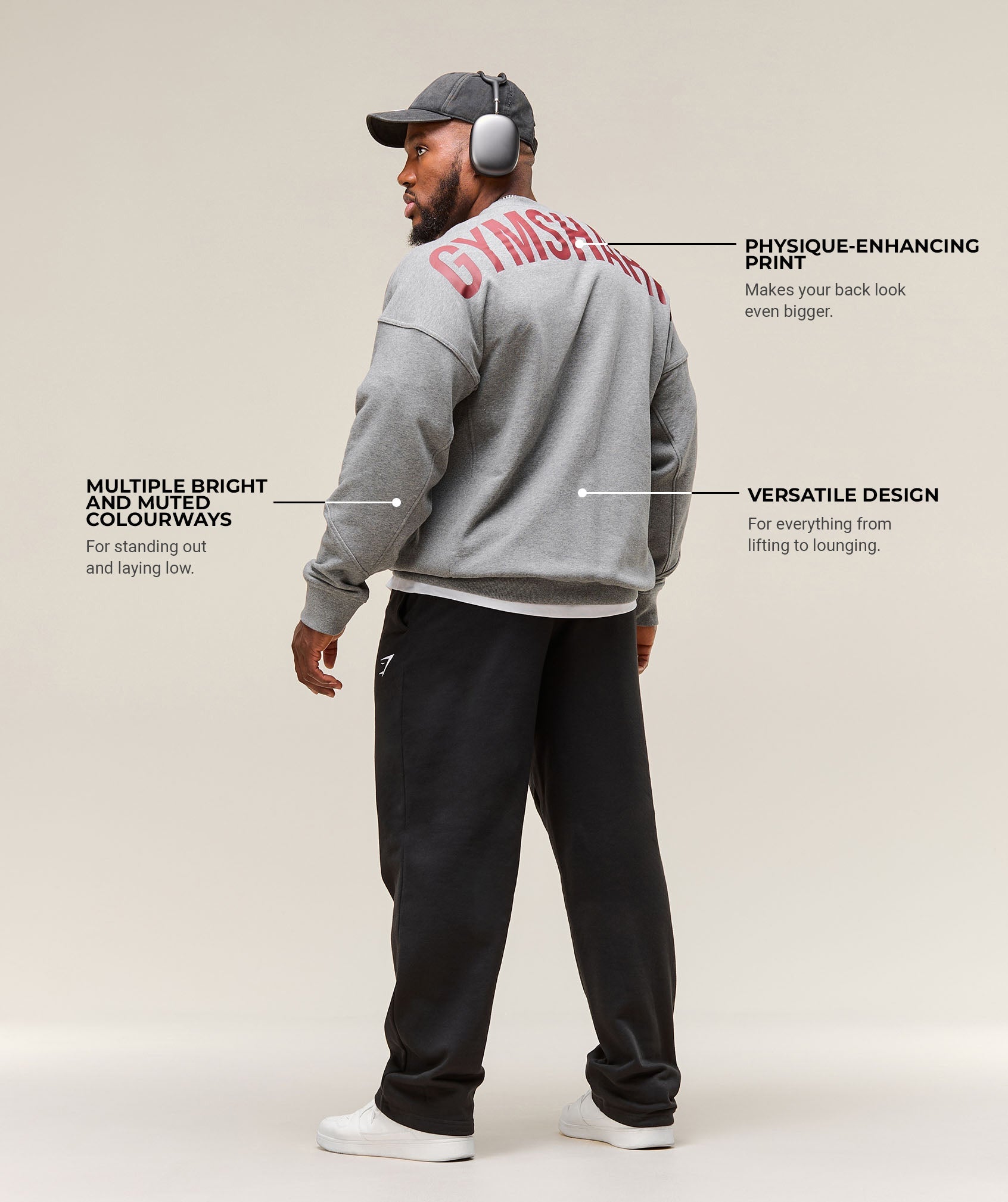 Power Crew Charcoal Core Marl