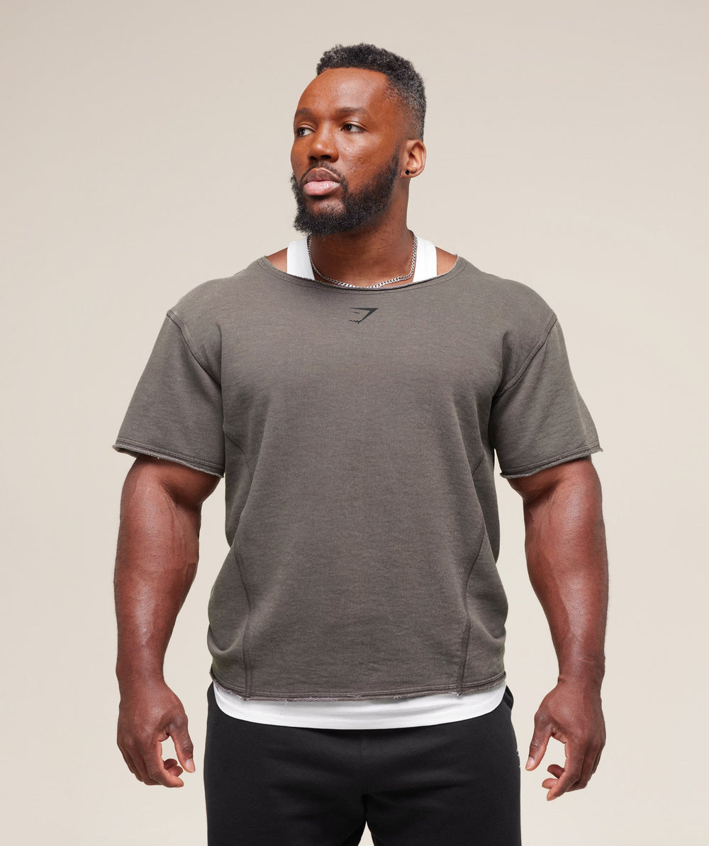 Heritage Washed Rag Top Onyx Grey