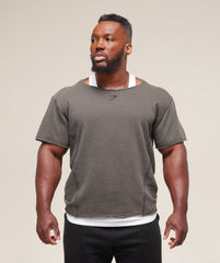 Heritage Washed Rag Top Onyx Grey