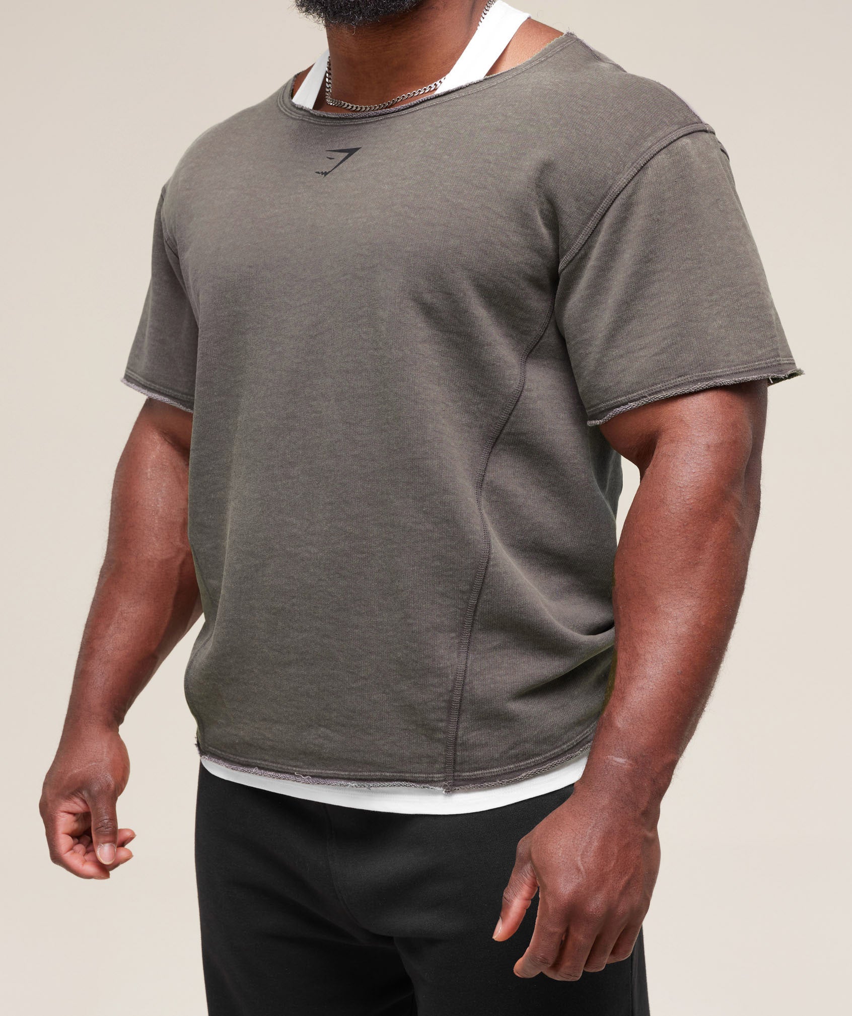 Heritage Washed Rag Top Onyx Grey