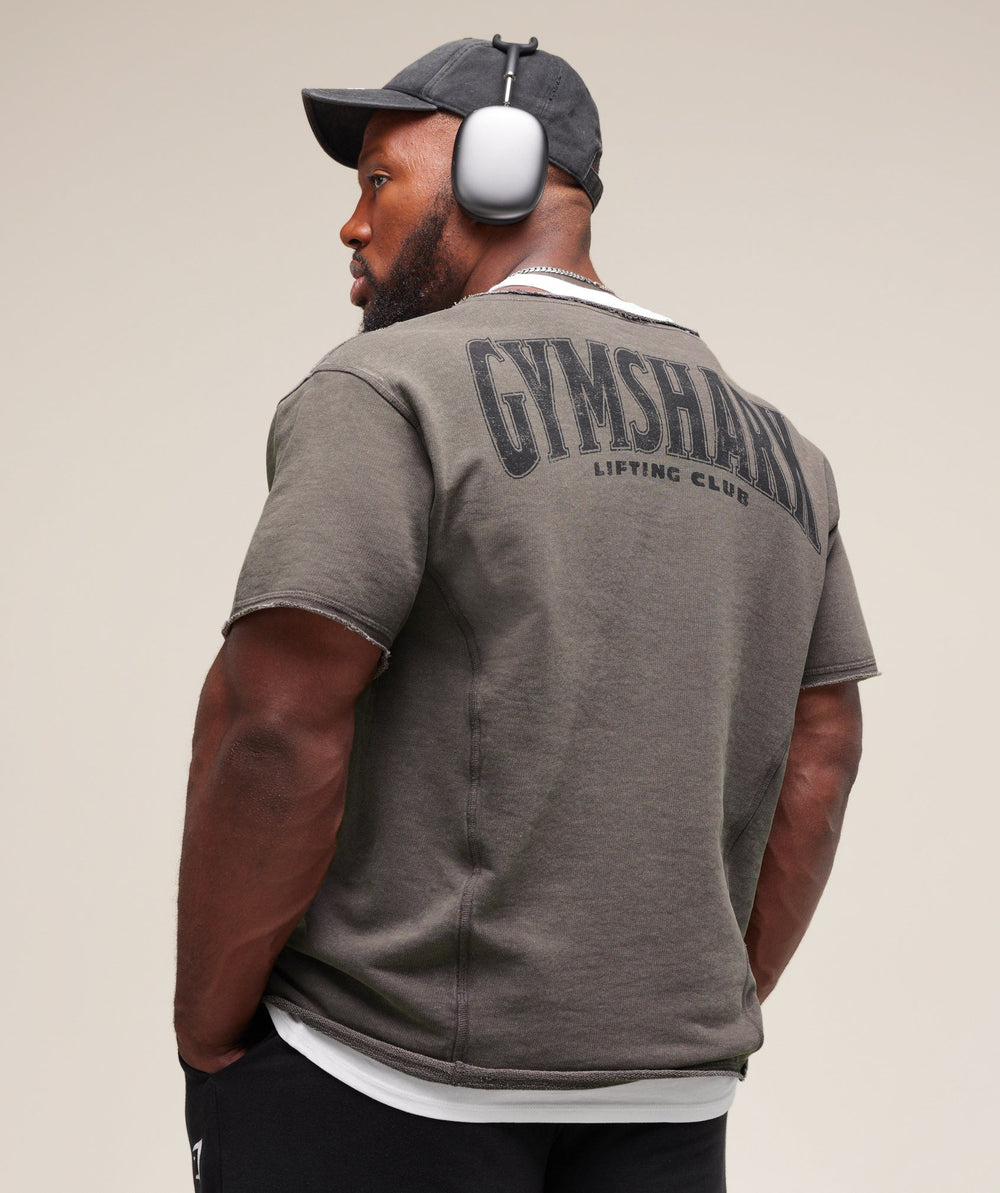 Heritage Washed Rag Top Onyx Grey