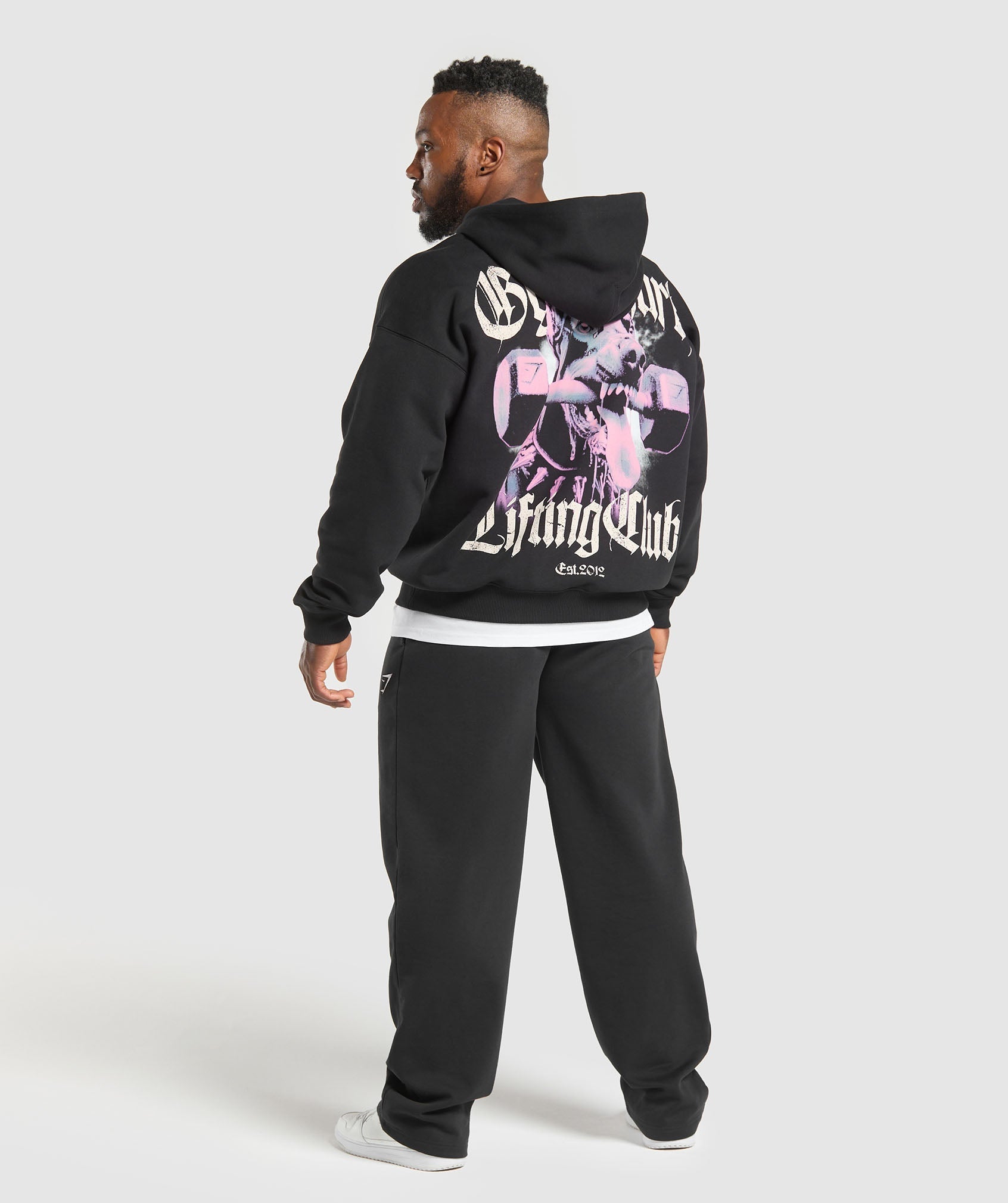 Doberman Graphic Hoodie Black