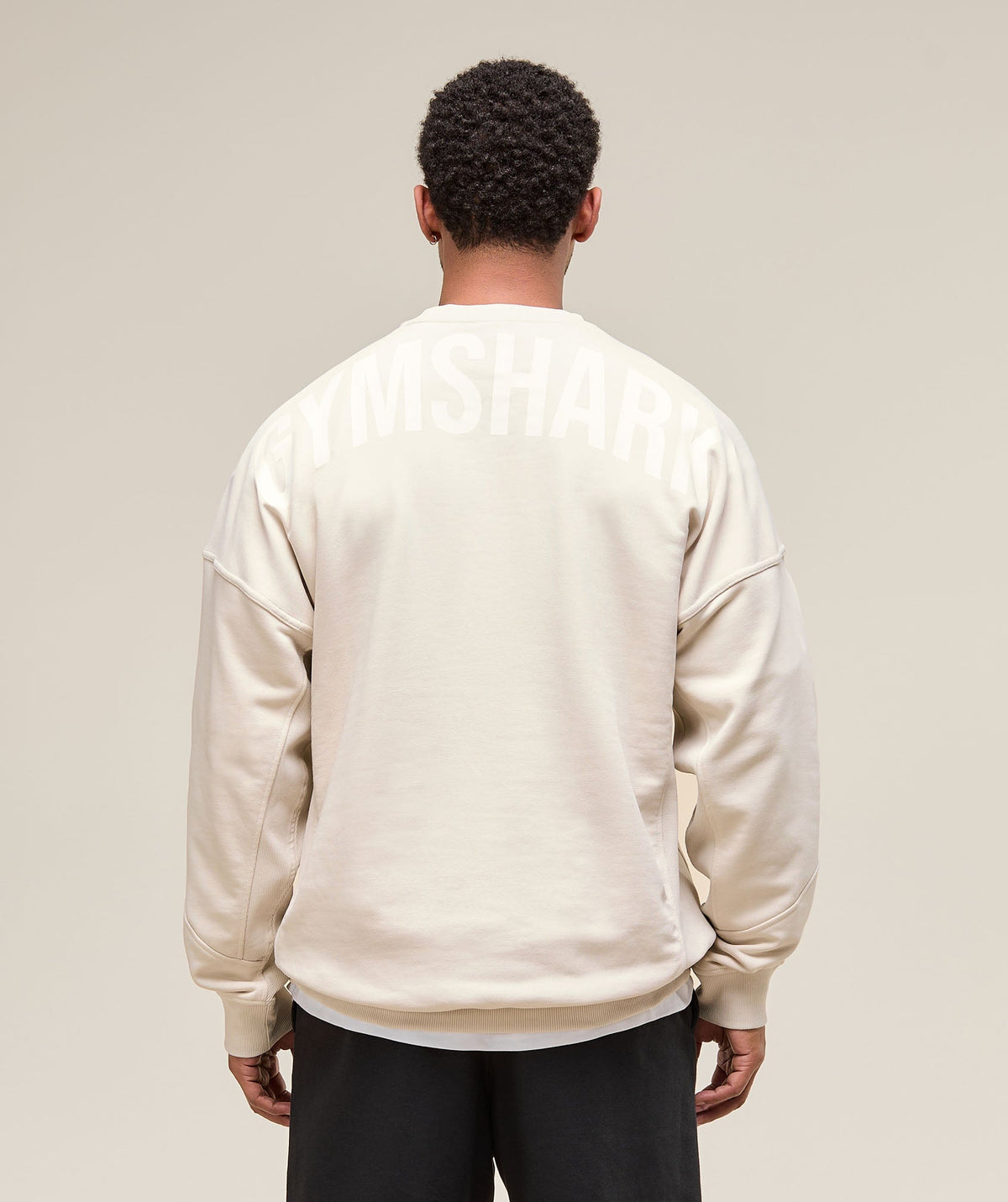 Power Crew Oat White