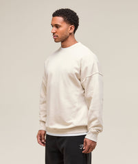 Power Crew Oat White