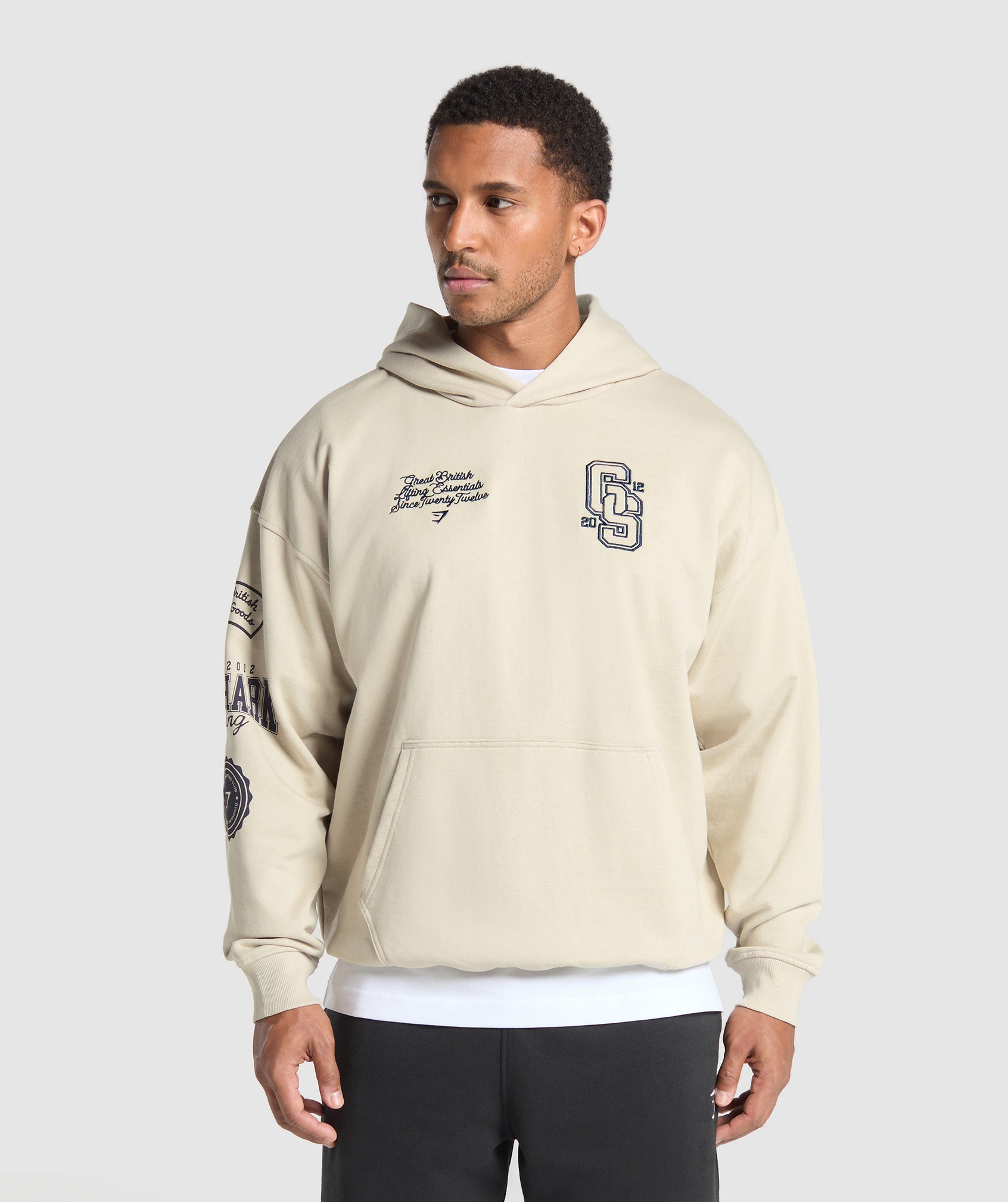 Lifting Essentials Hoodie Pebble Grey