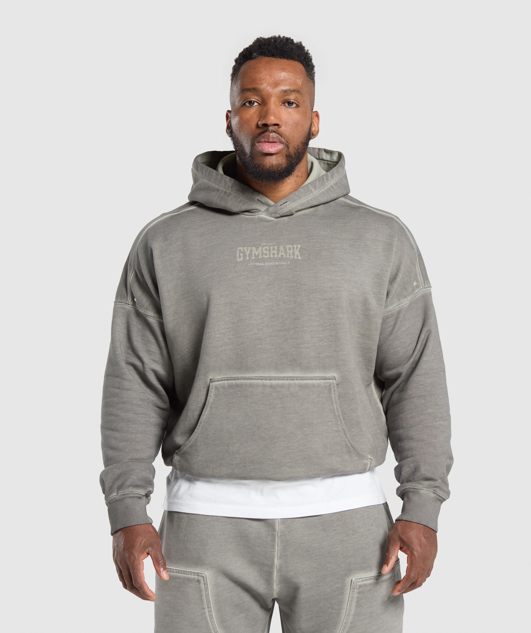 Heavyweight Hoodie Metal Grey/ Asphalt Grey Wash