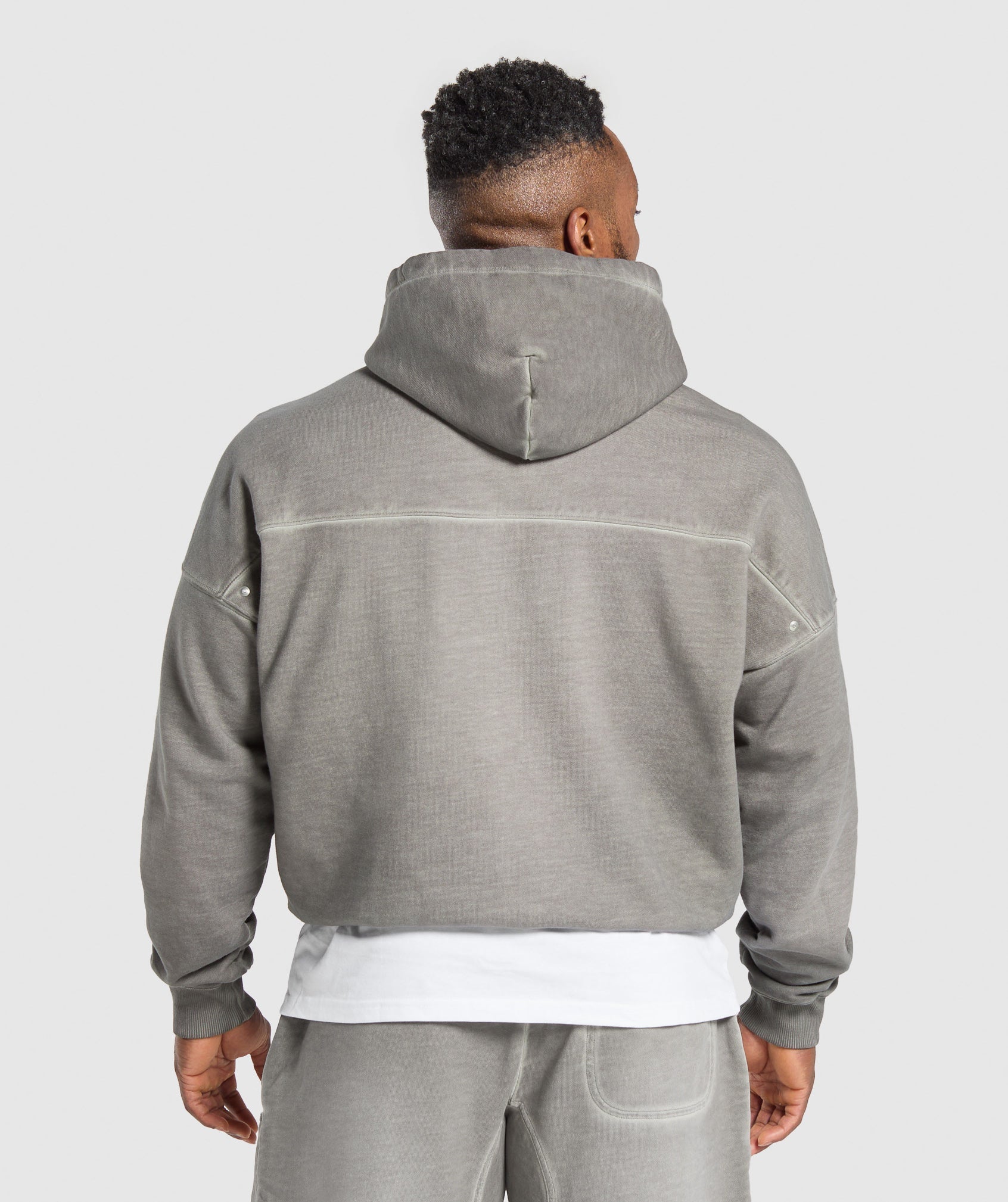 Heavyweight Hoodie Metal Grey/ Asphalt Grey Wash