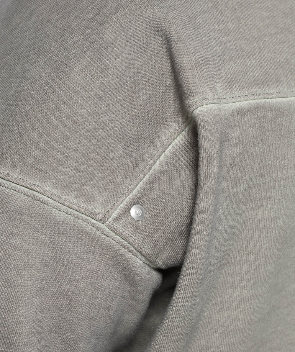 Heavyweight Hoodie Metal Grey/ Asphalt Grey Wash