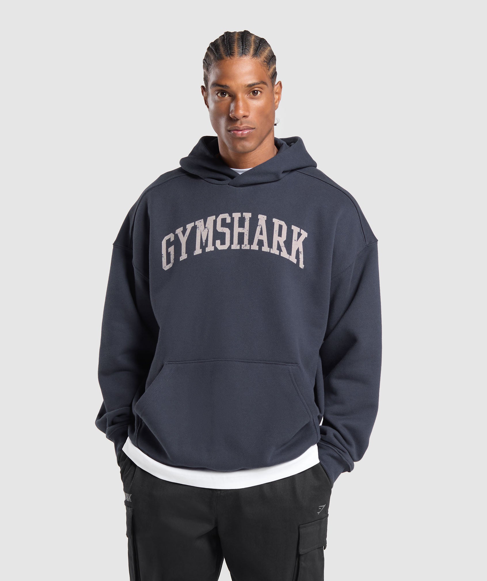 Collegiate Hoodie Heavy Blue