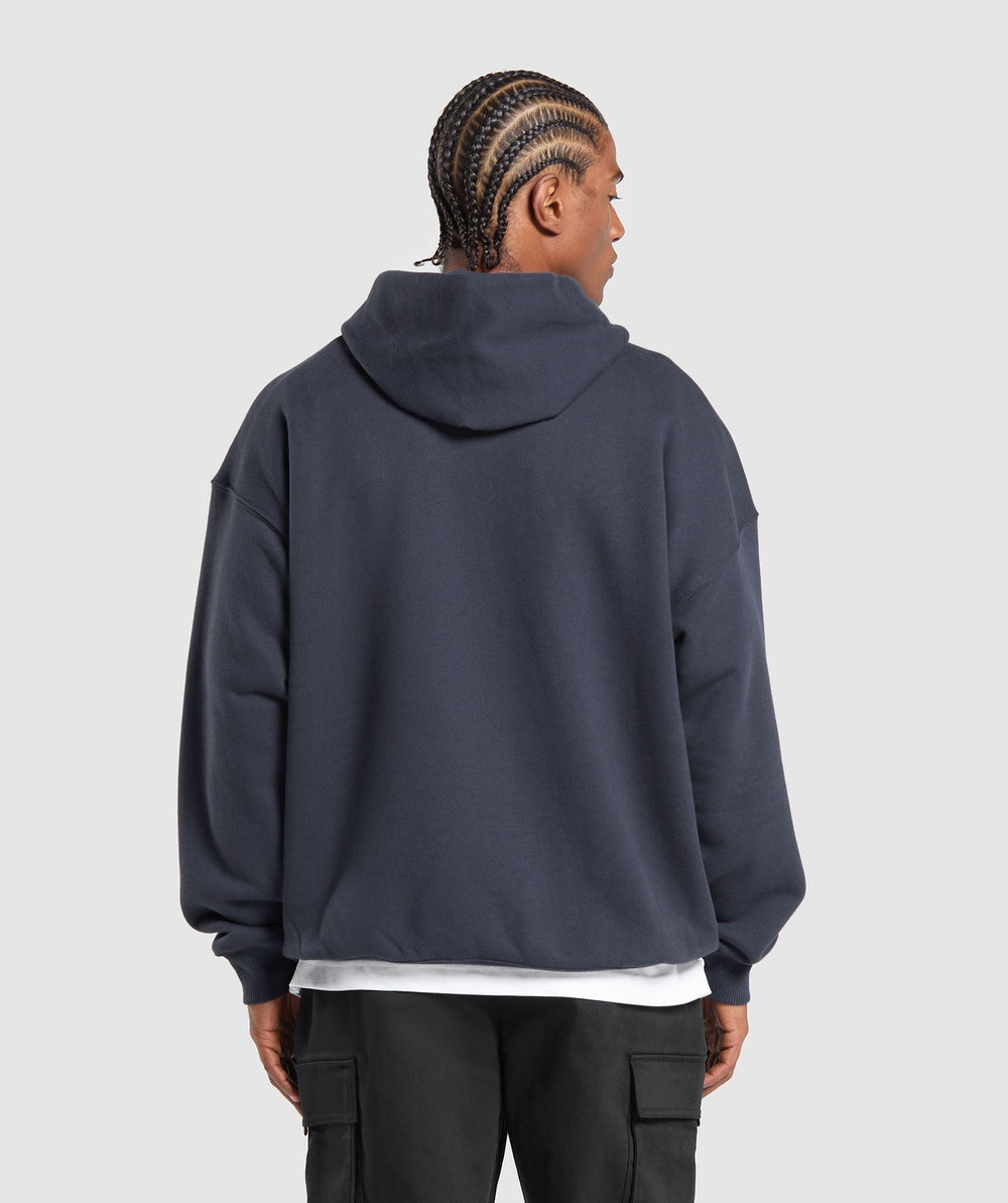 Collegiate Hoodie Heavy Blue