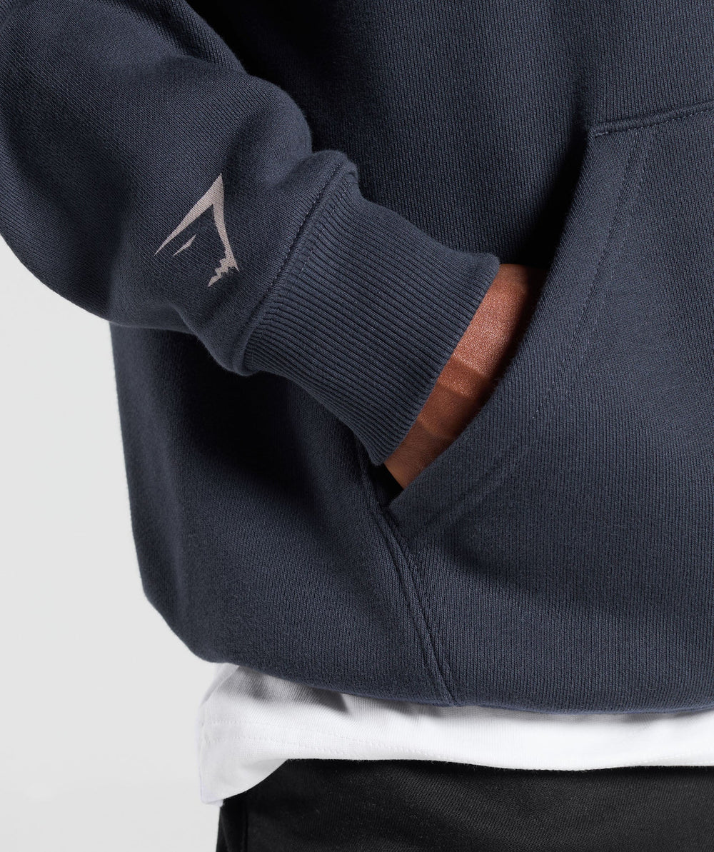 Collegiate Hoodie Heavy Blue