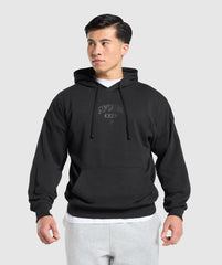 XXL Graphic Hoodie Black