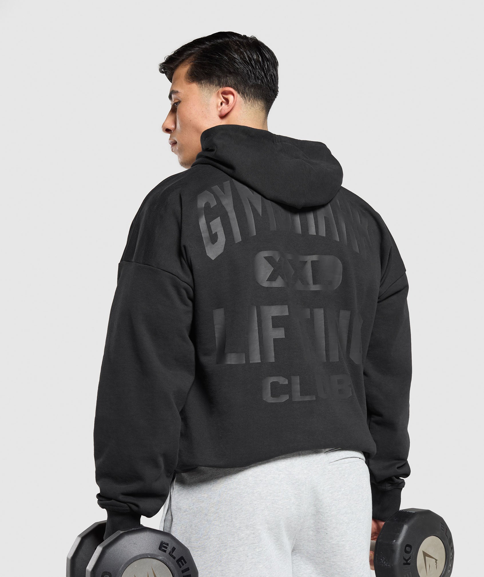 XXL Graphic Hoodie Black