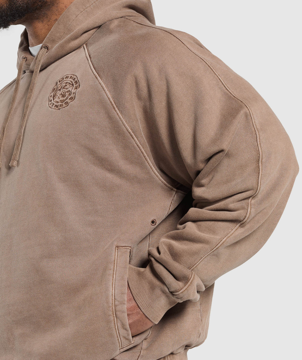 Premium Legacy Hoodie Soft Brown