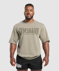 Heritage Washed Short Sleeve Crew Utility Green