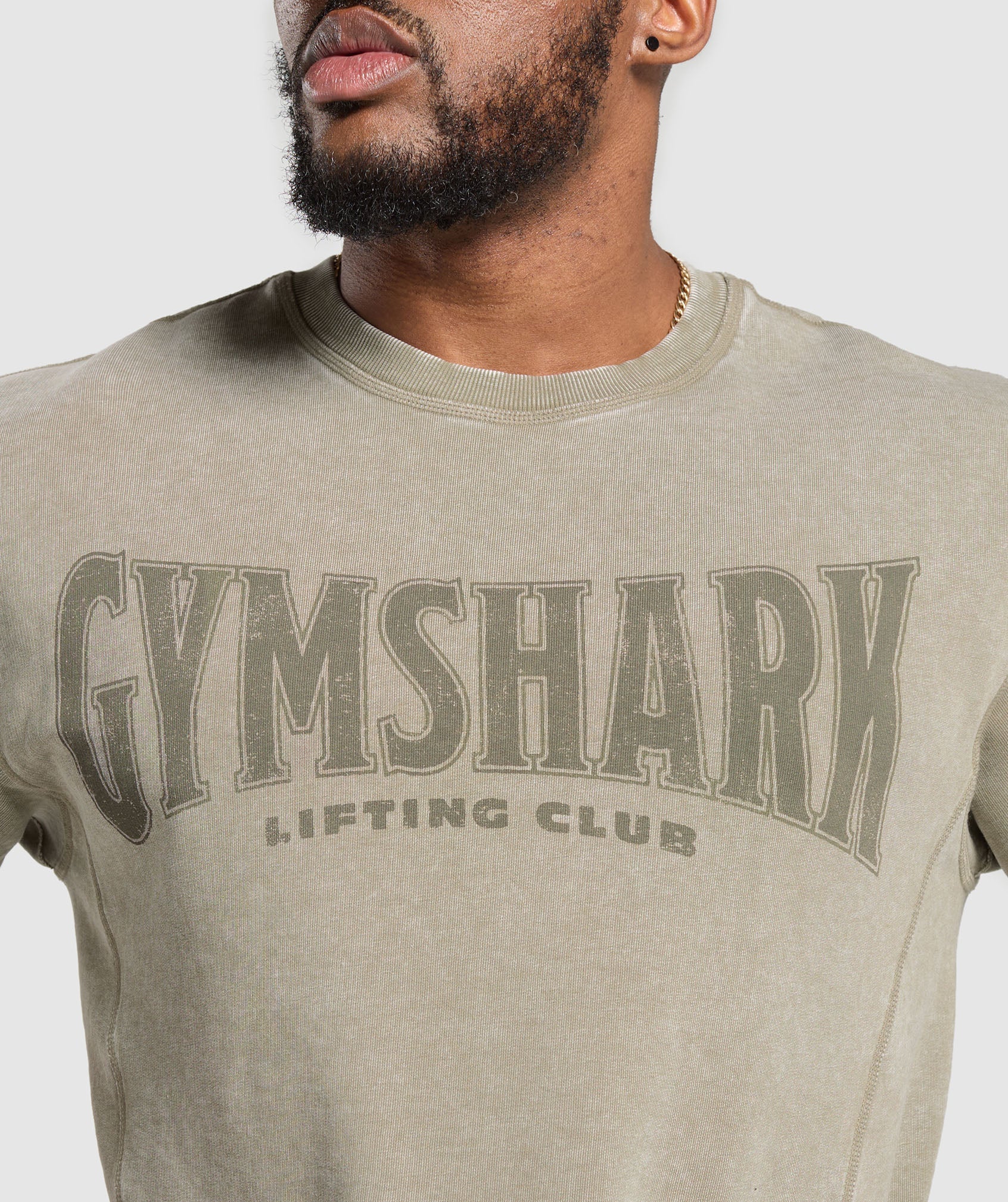 Heritage Washed Short Sleeve Crew Utility Green
