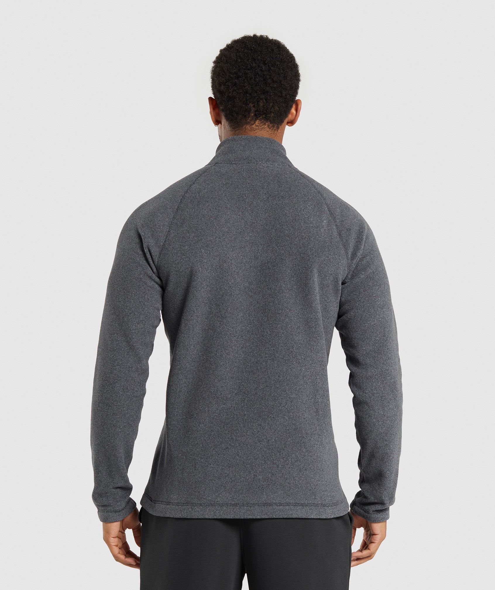 Fleece 1/4 Zip Black/Graphite Grey