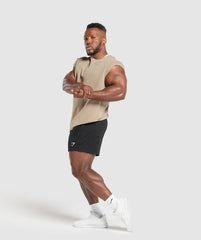 Legacy Cap Sleeve Rag Top Cement Brown