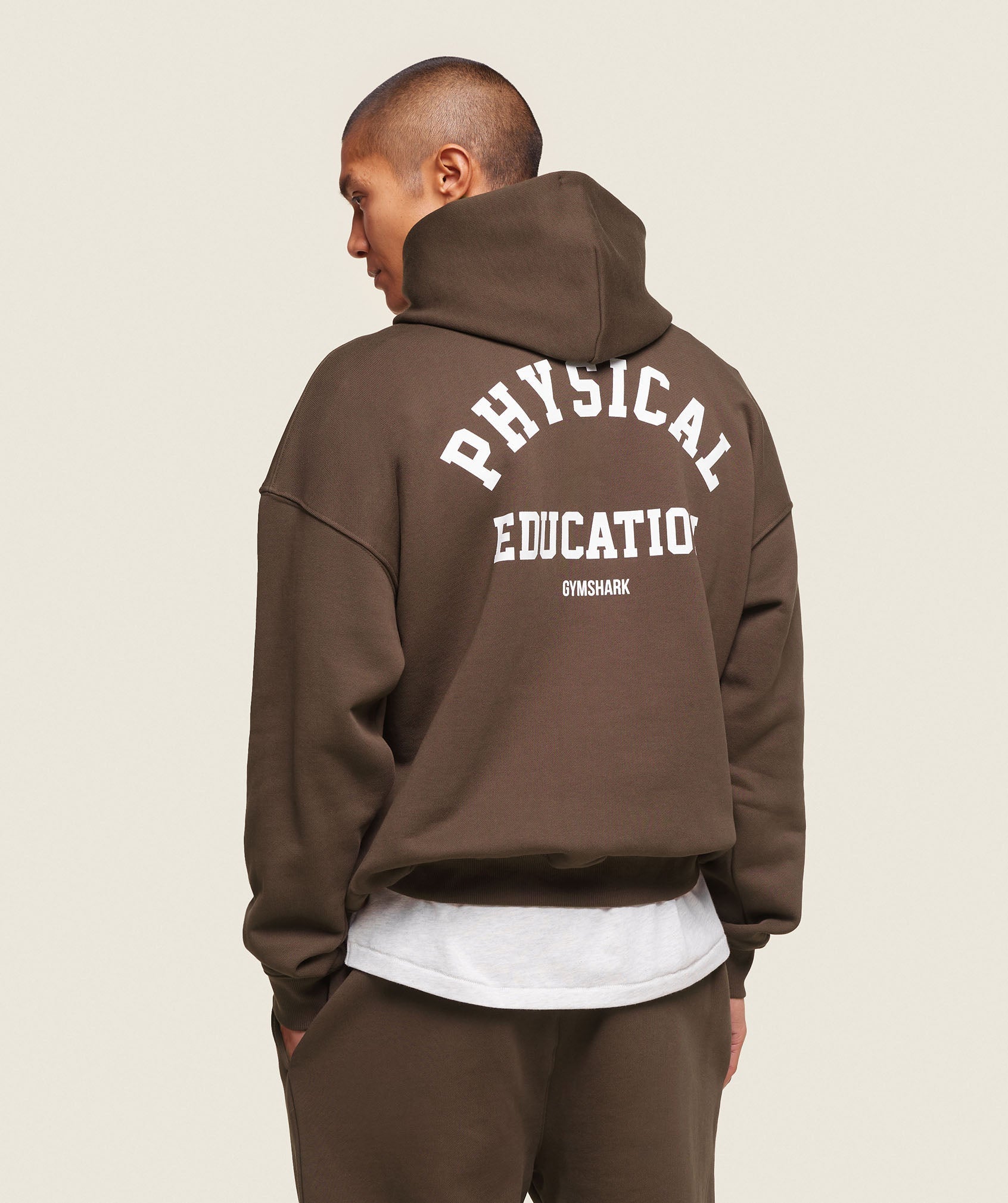 Phys Ed Hoodie Archive Brown