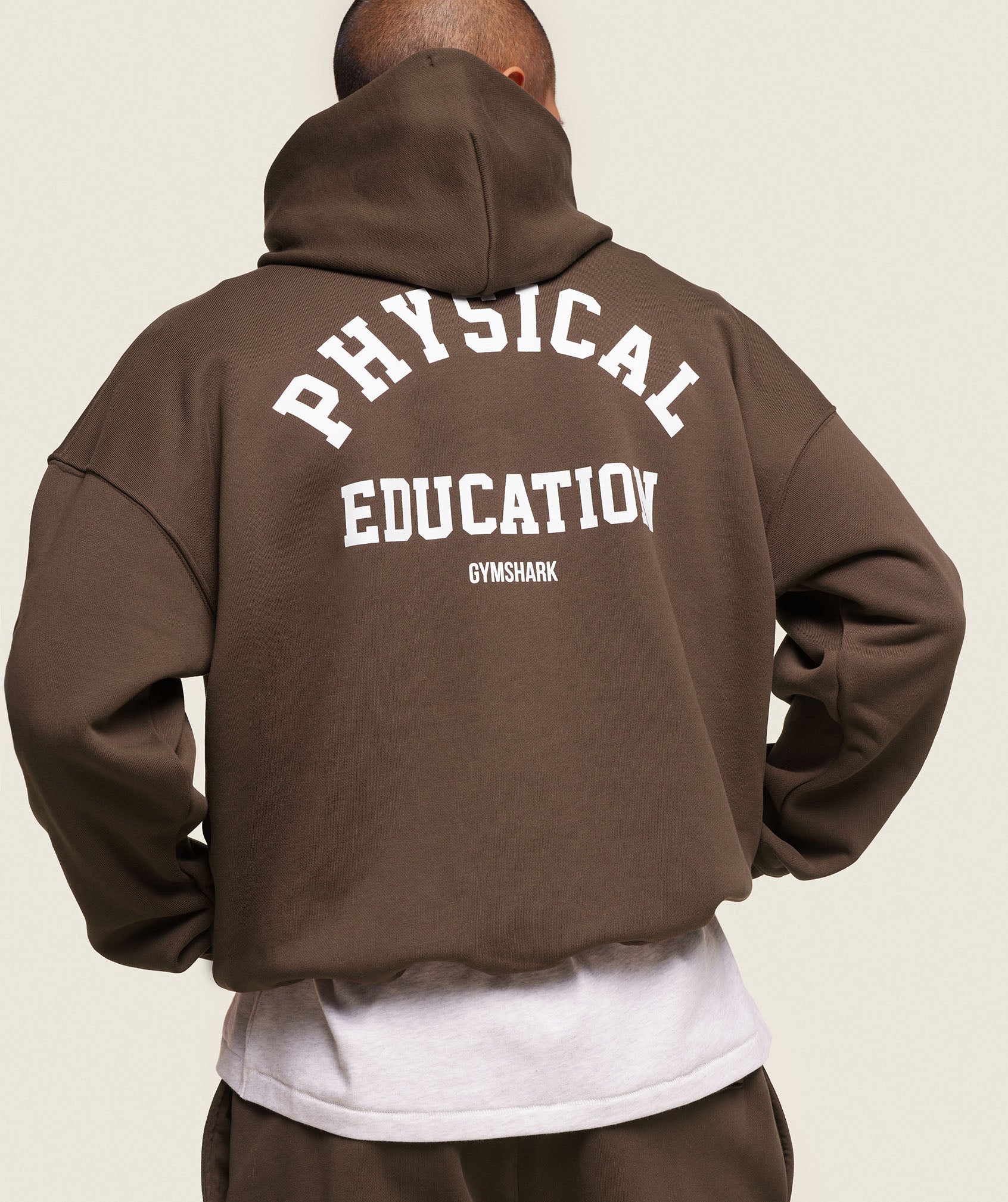Phys Ed Hoodie Archive Brown