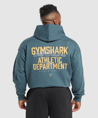 Athletic Department Hoodie Cargo Blue