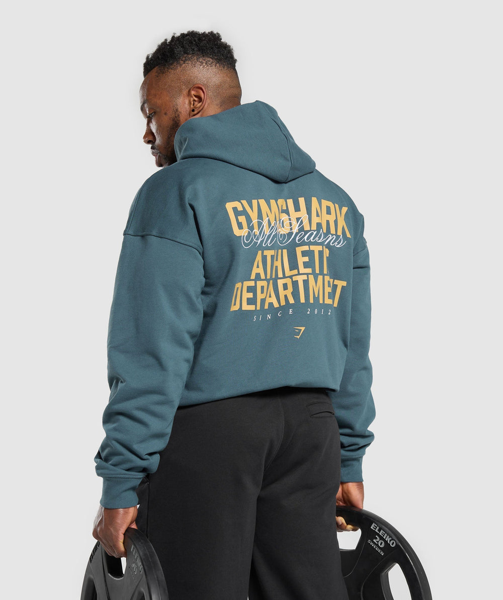 Athletic Department Hoodie Cargo Blue