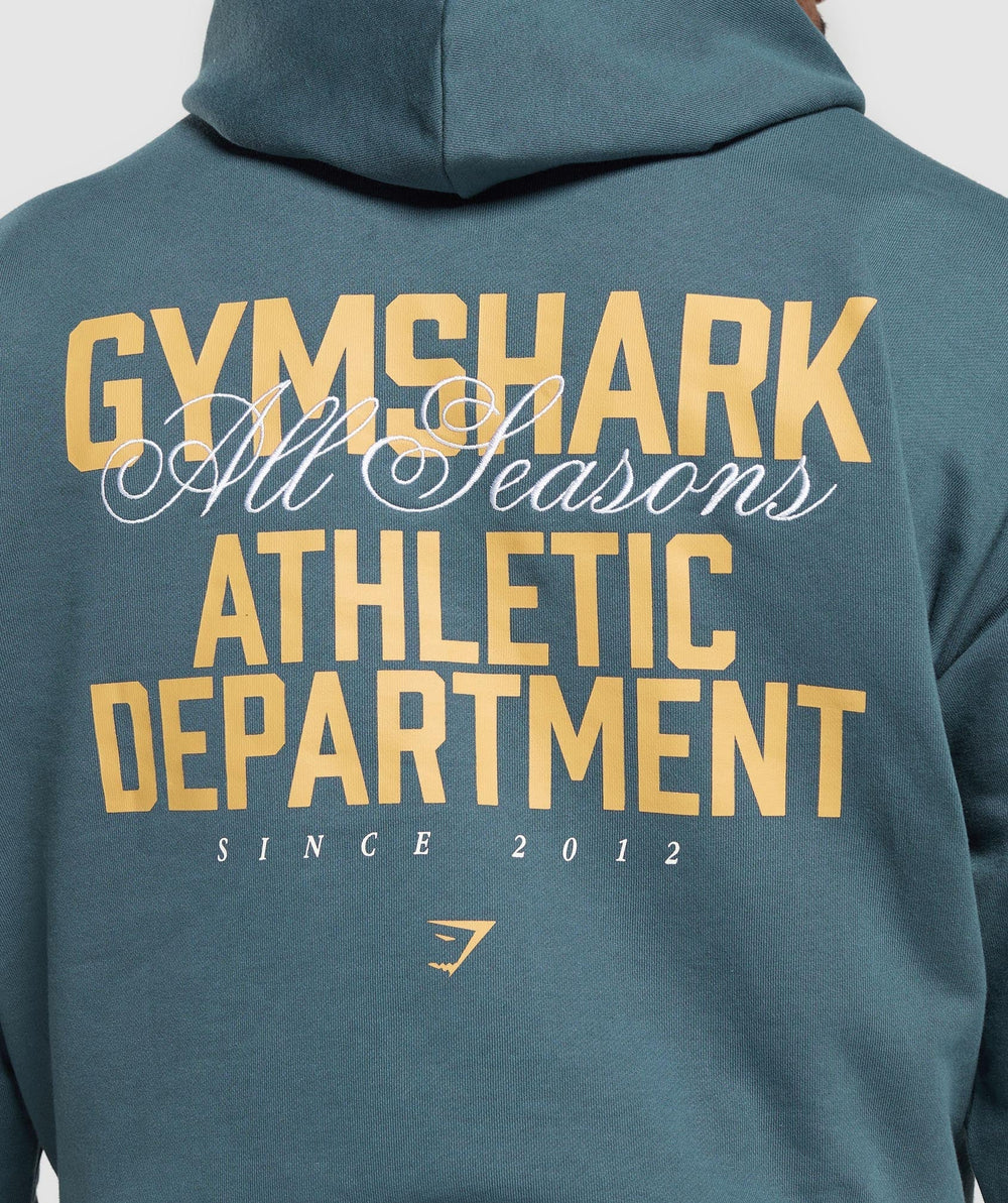 Athletic Department Hoodie Cargo Blue