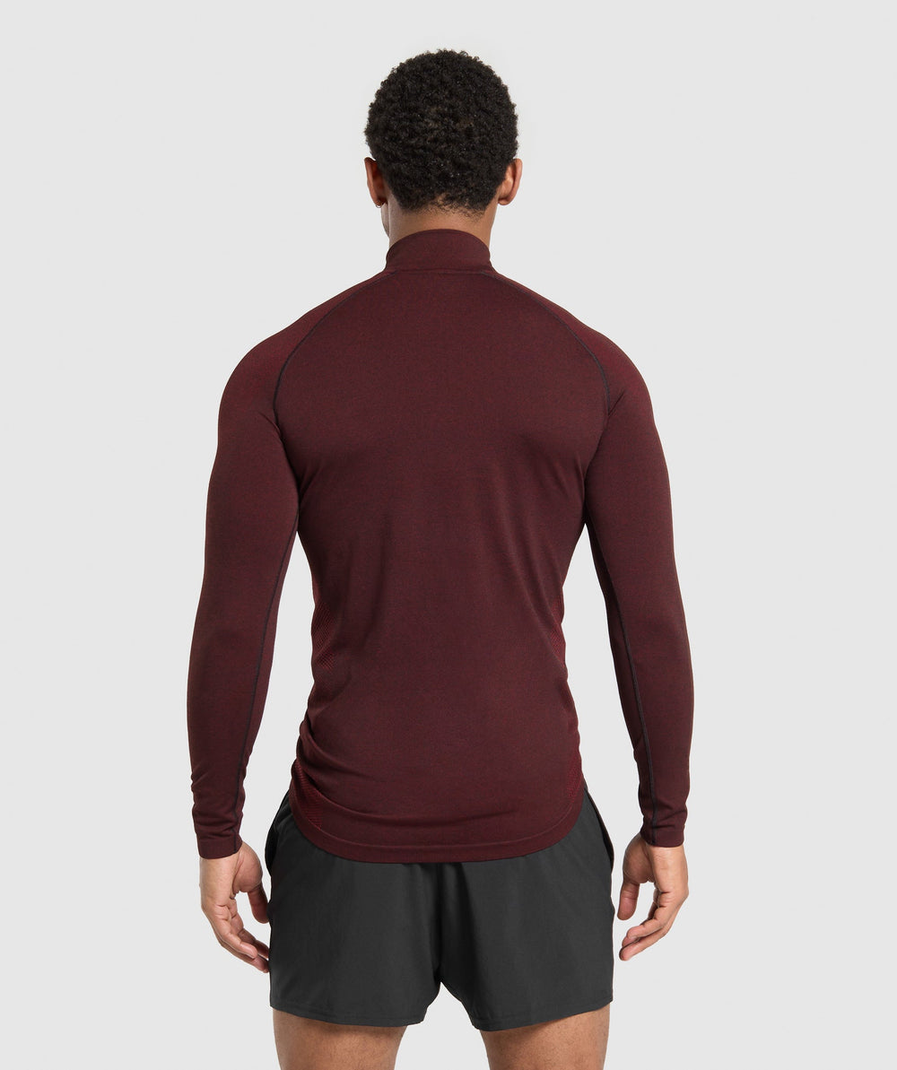 Vital 1/4 Zip Black/Sets Red