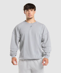 Heritage Washed Crew Denim Grey
