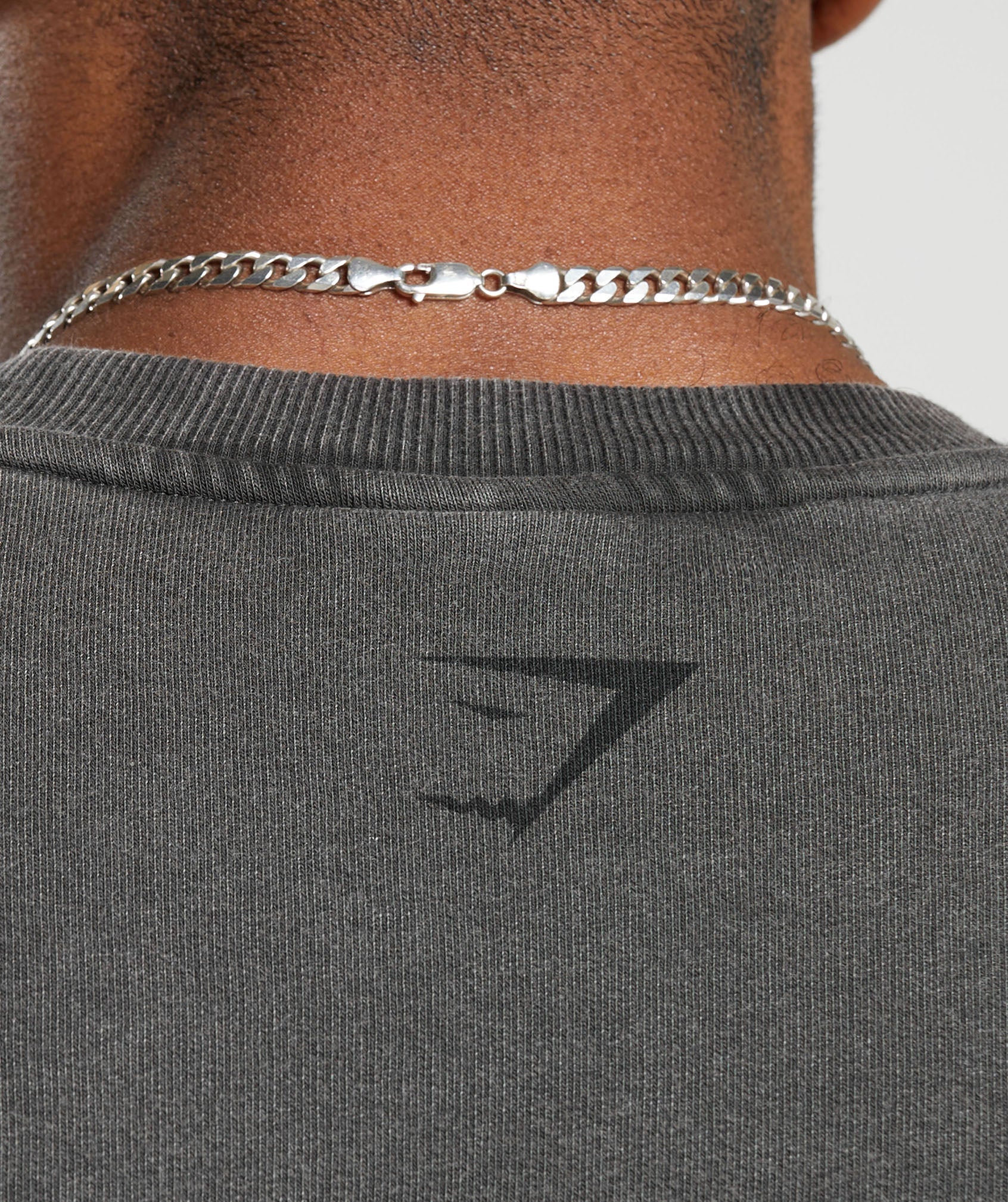 Heritage Washed Short Sleeve Crew Onyx Grey