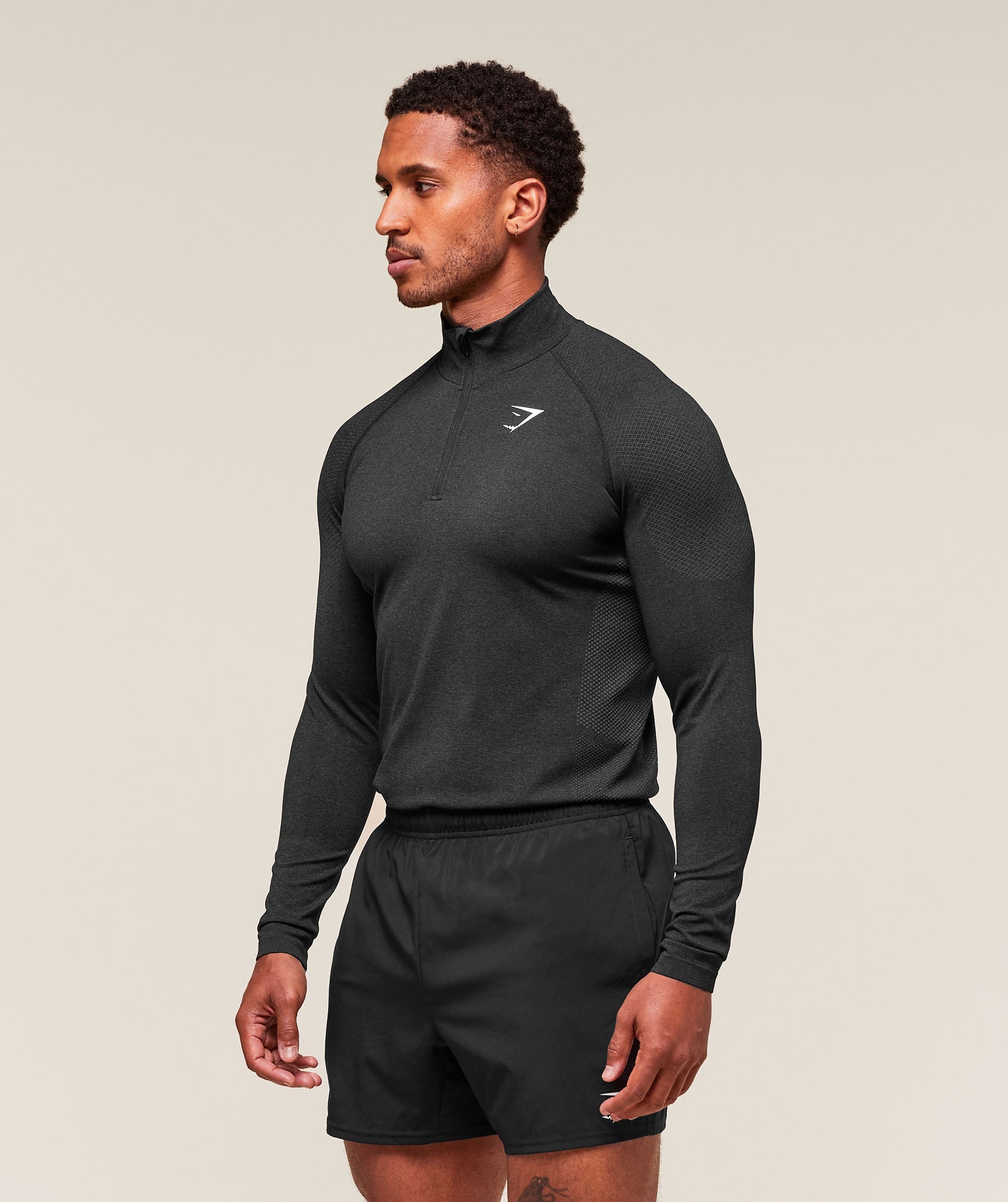 Vital 1/4 Zip Black/Silhouette Grey