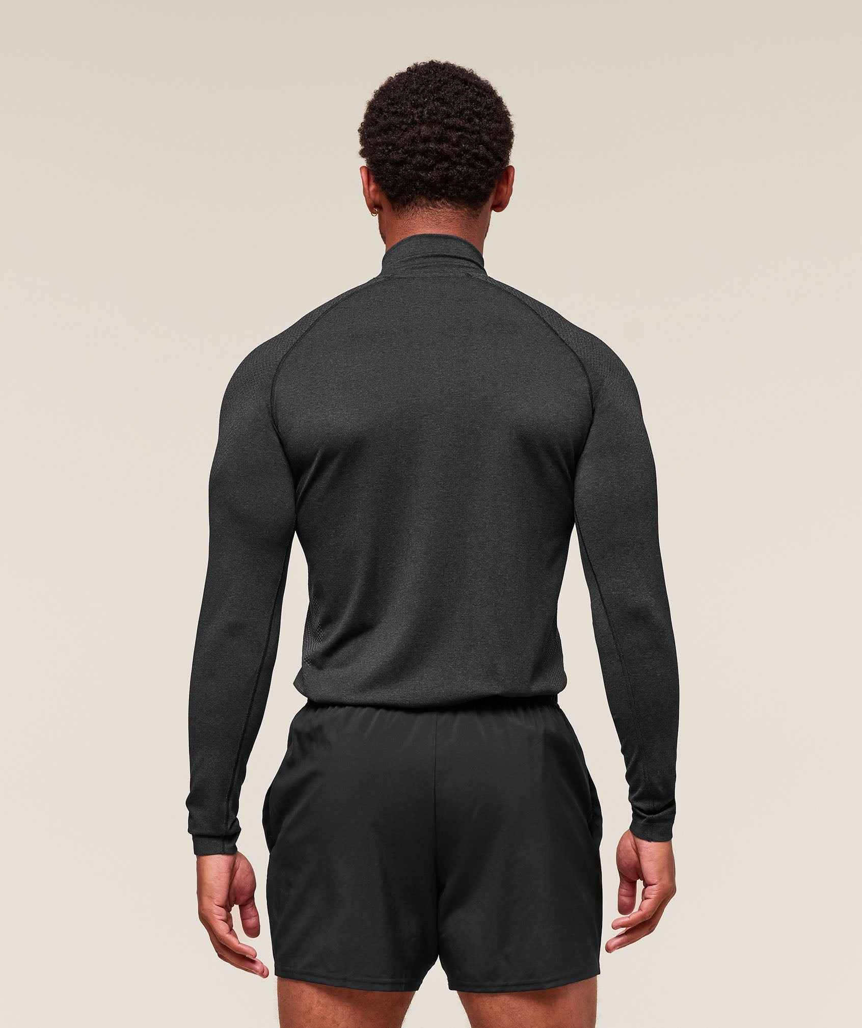 Vital 1/4 Zip Black/Silhouette Grey