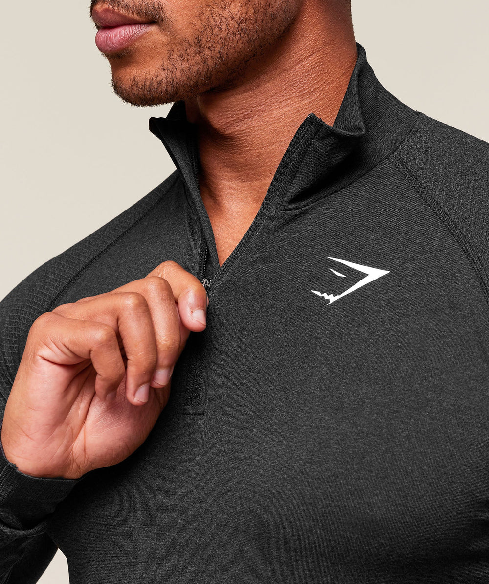 Vital 1/4 Zip Black/Silhouette Grey