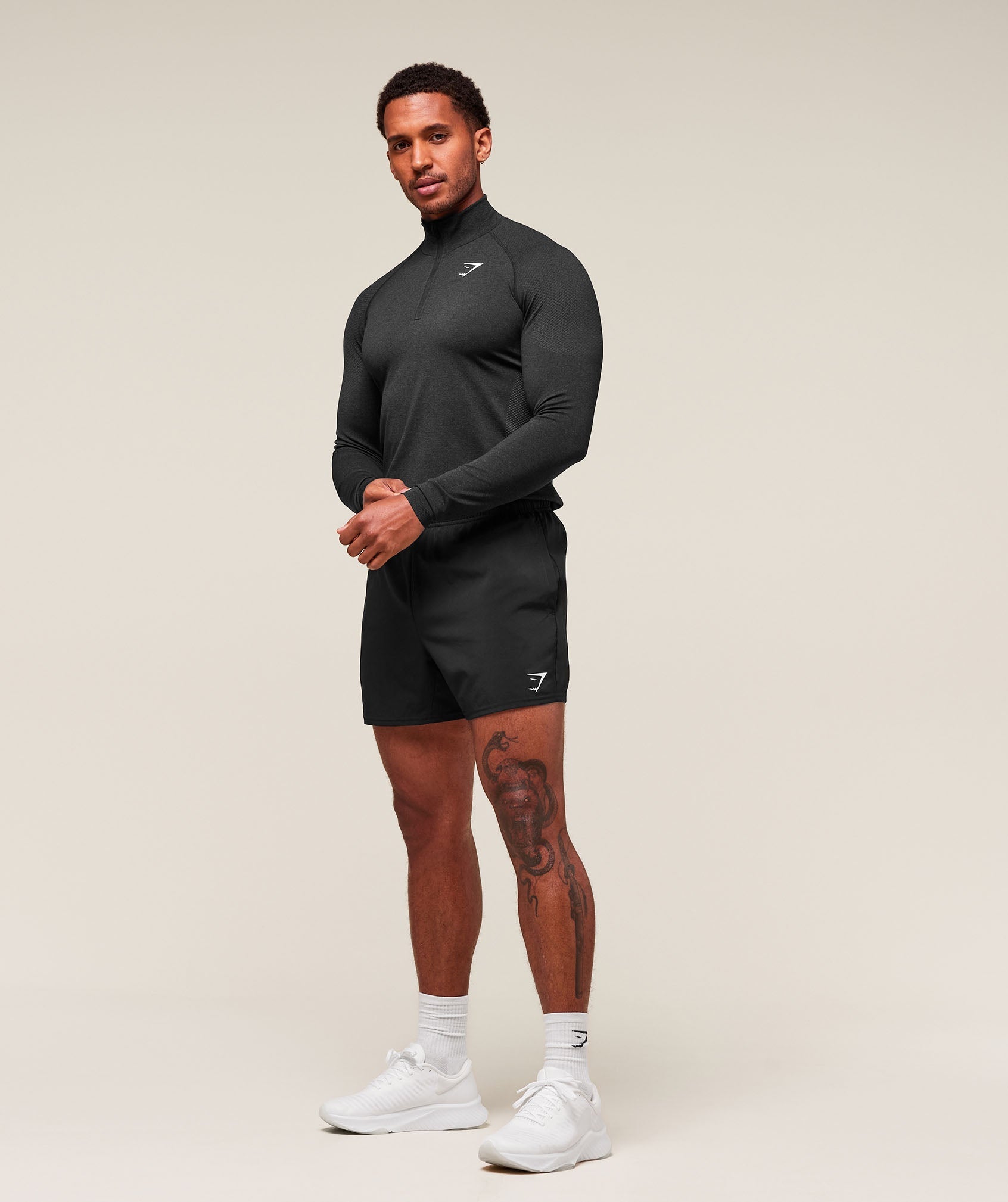 Vital 1/4 Zip Black/Silhouette Grey