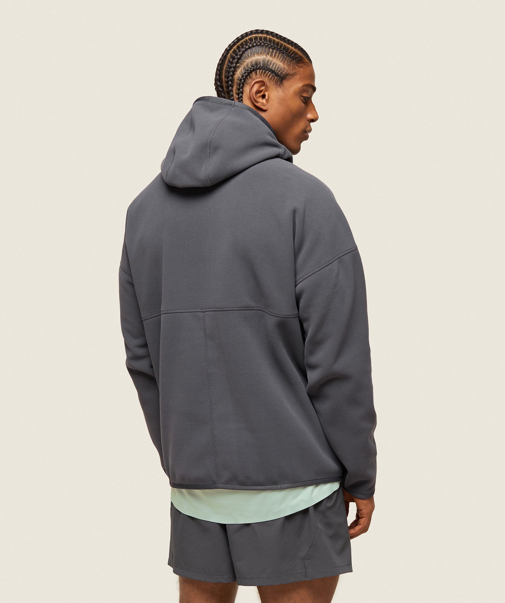 everywear Hooded Fleece Onyx Grey