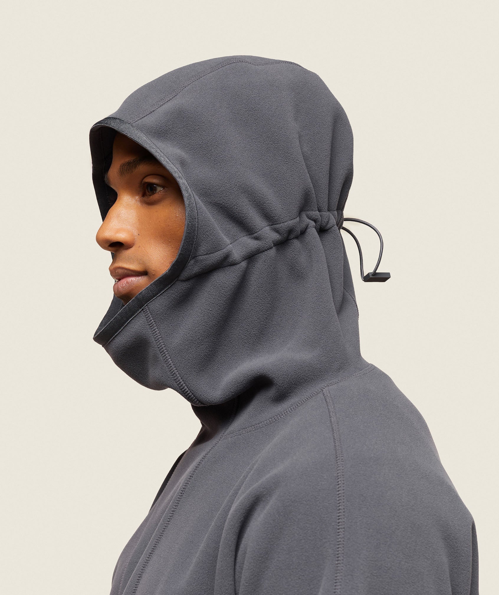 everywear Hooded Fleece Onyx Grey