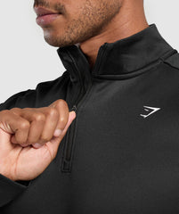 Training 1/4 Zip Black
