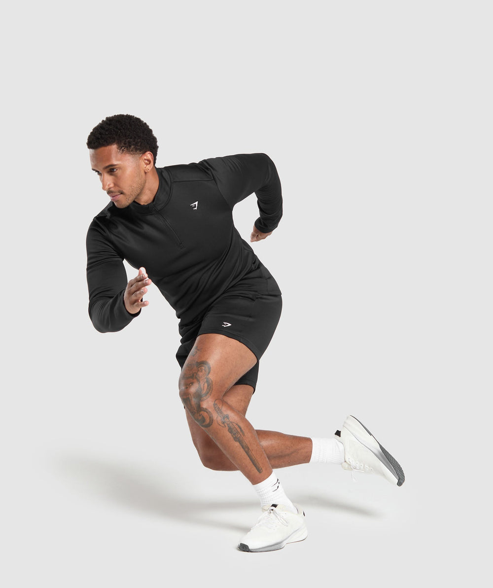Training 1/4 Zip Black