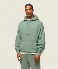 everywear Relaxed Hoodie Dollar Green