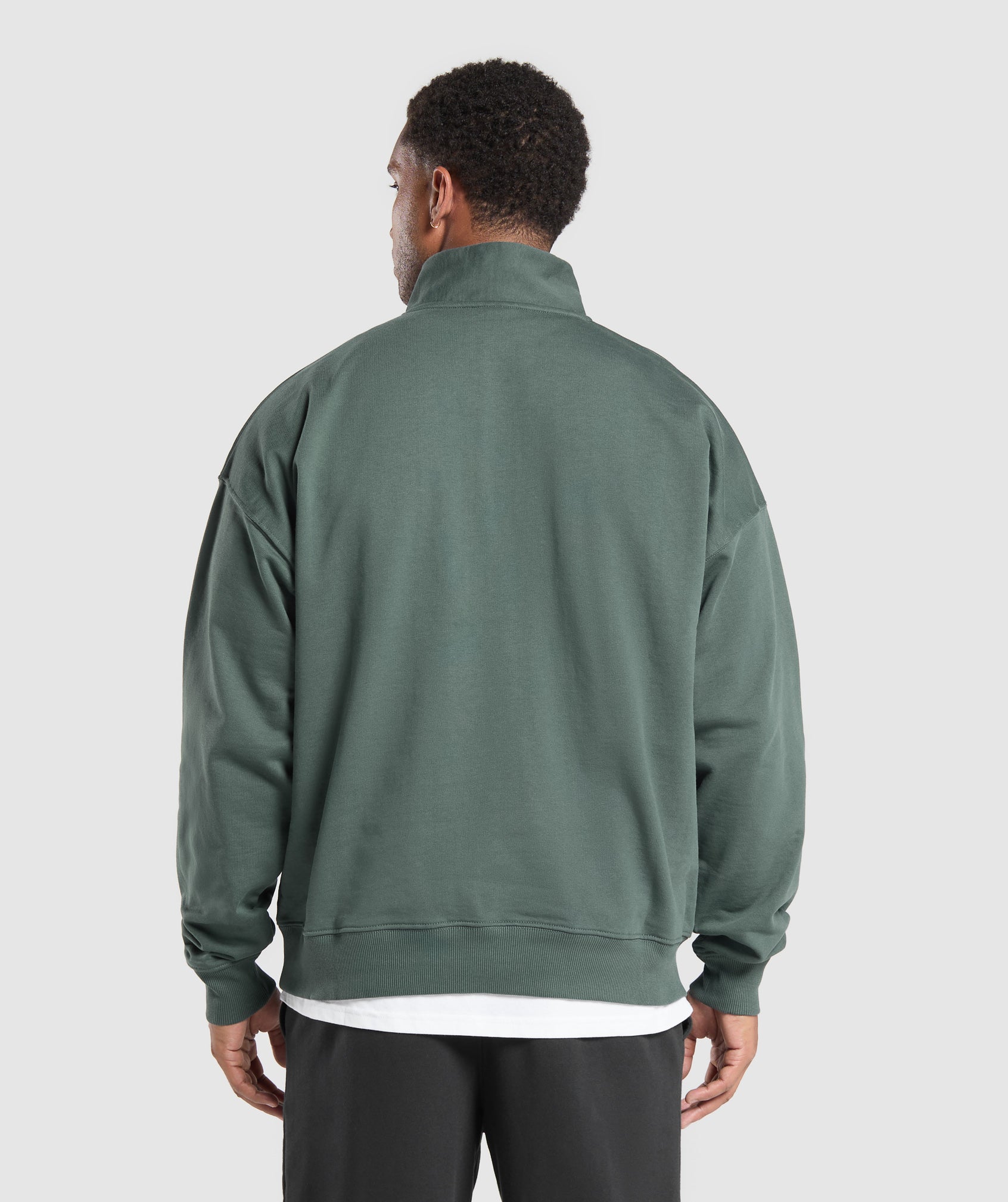 Rest Day Sweats 1/4 Zip Slate Teal