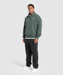 Rest Day Sweats 1/4 Zip Slate Teal