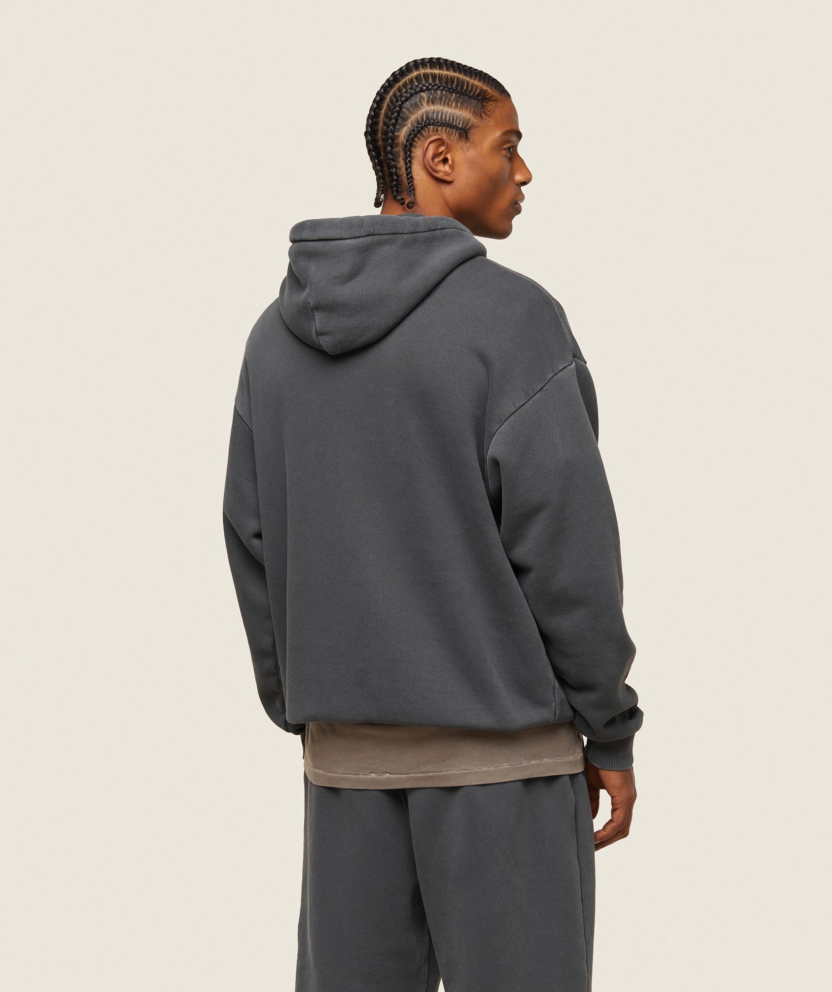 everywear Relaxed Hoodie Washed Black