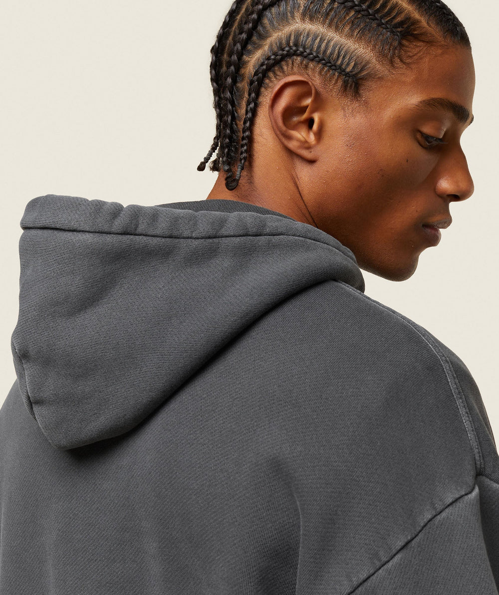 everywear Relaxed Hoodie Washed Black