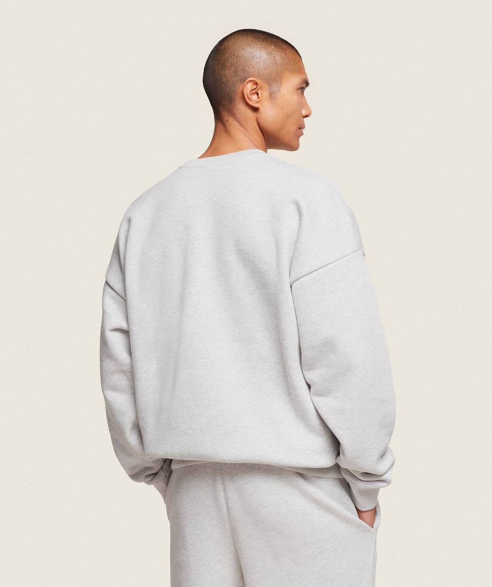 Phys Ed Crew Light Grey Marl