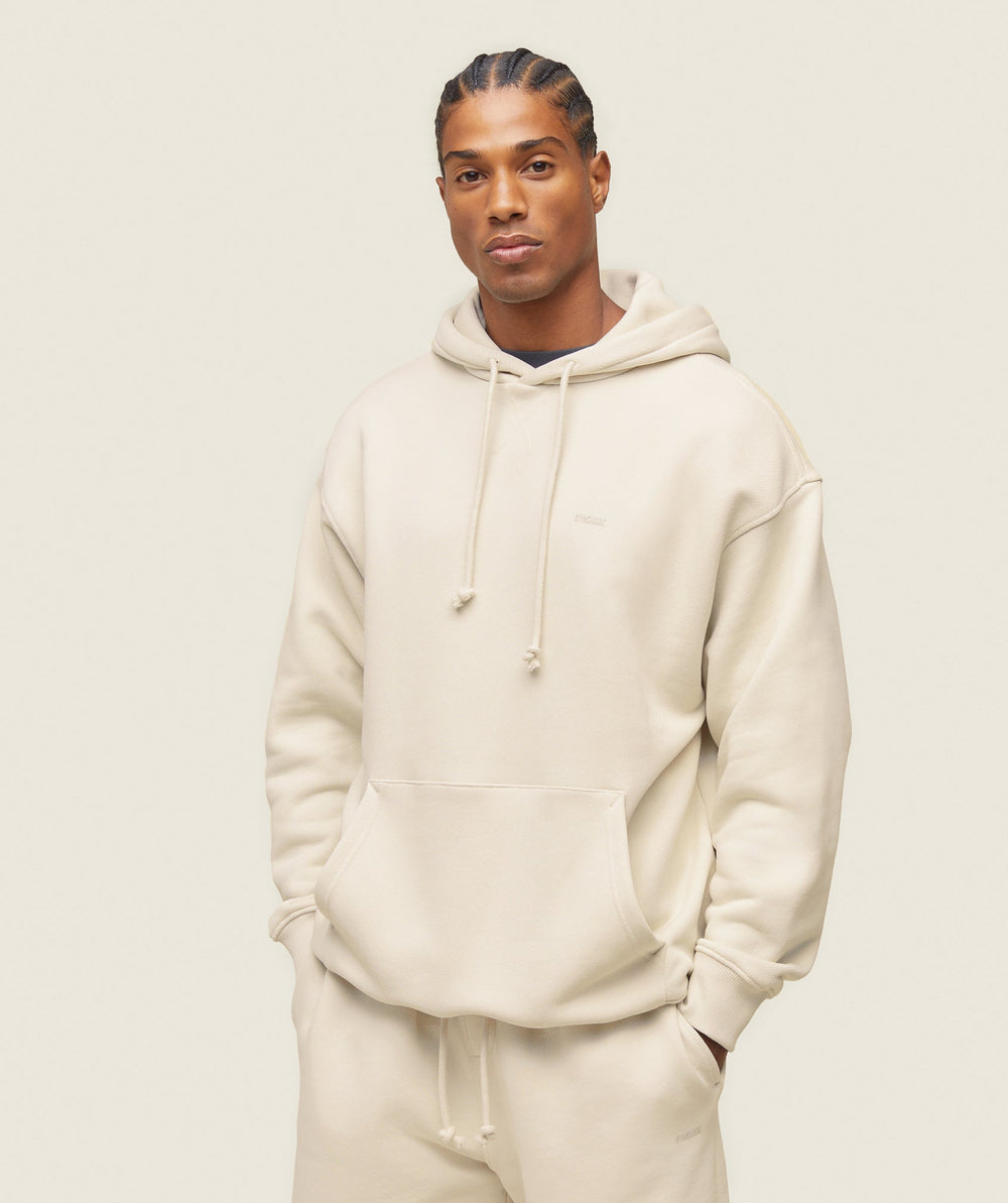 everywear Relaxed Hoodie Oat White