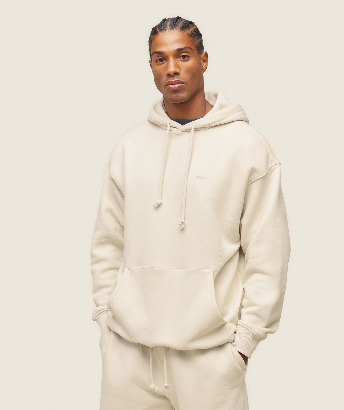 everywear Relaxed Hoodie Oat White