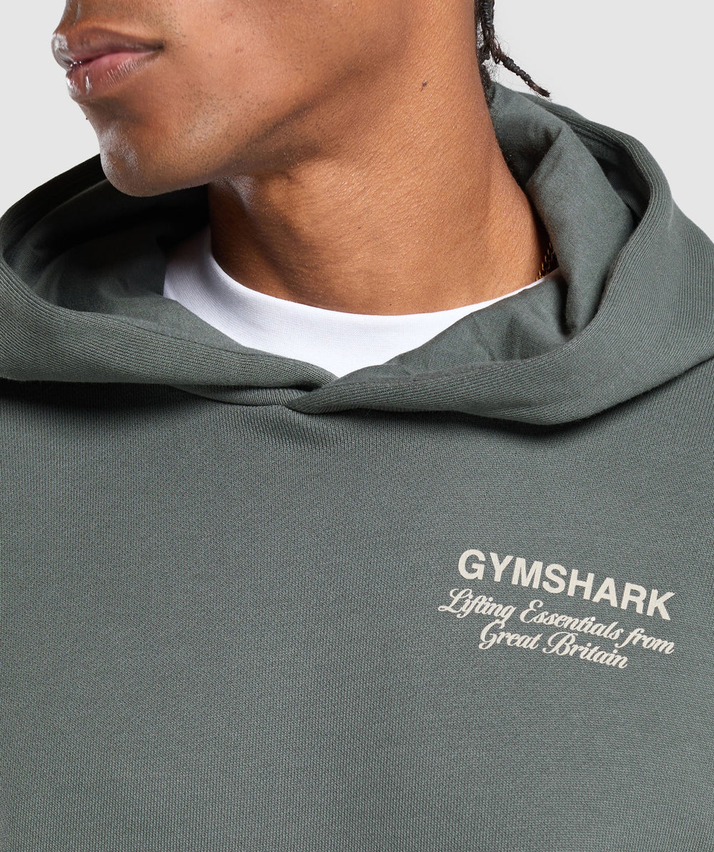 British Iron Hoodie Slate Teal