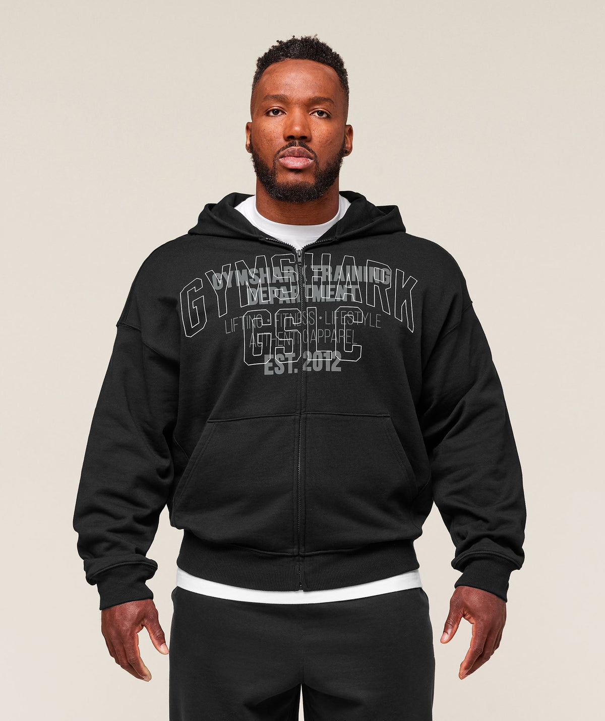 Authentic Apparel Zip Up Hoodie Black